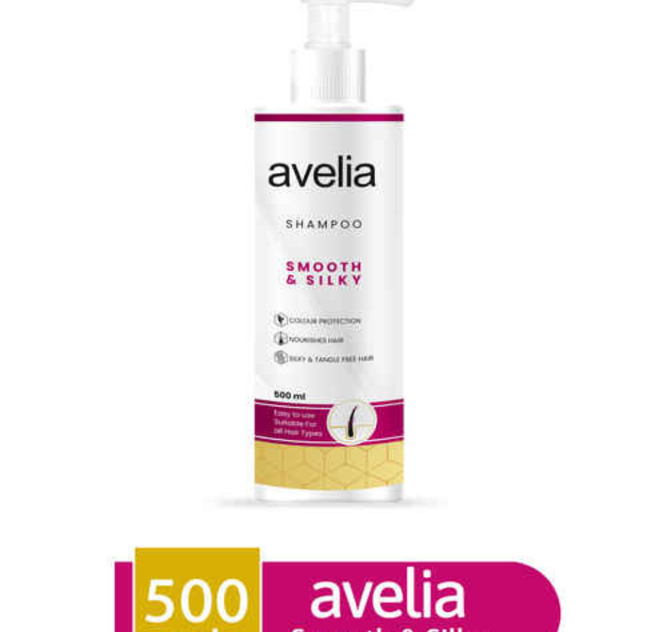 AVELIA SMOOTH & SILKY 500ML SHAMPOO