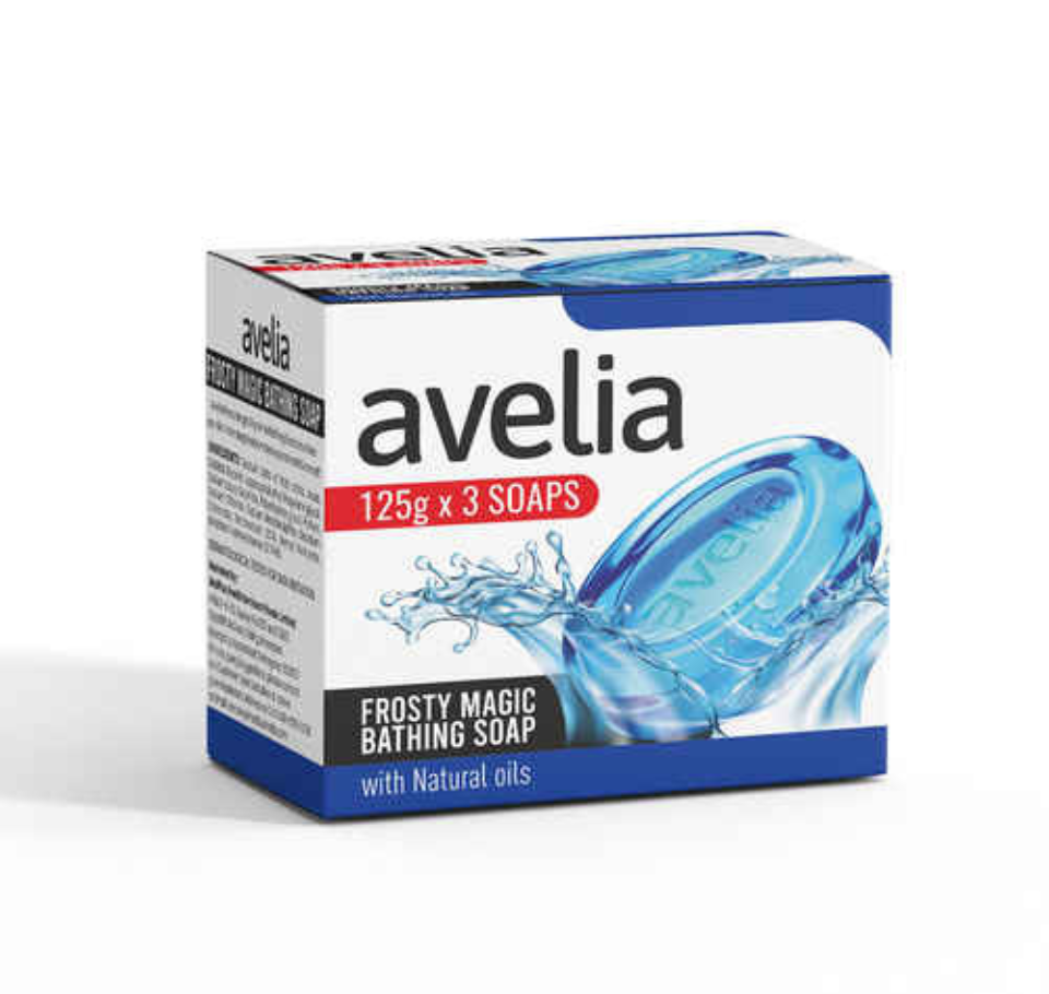 AVELIA FROSTY MAGIC 3X125GM SOAP