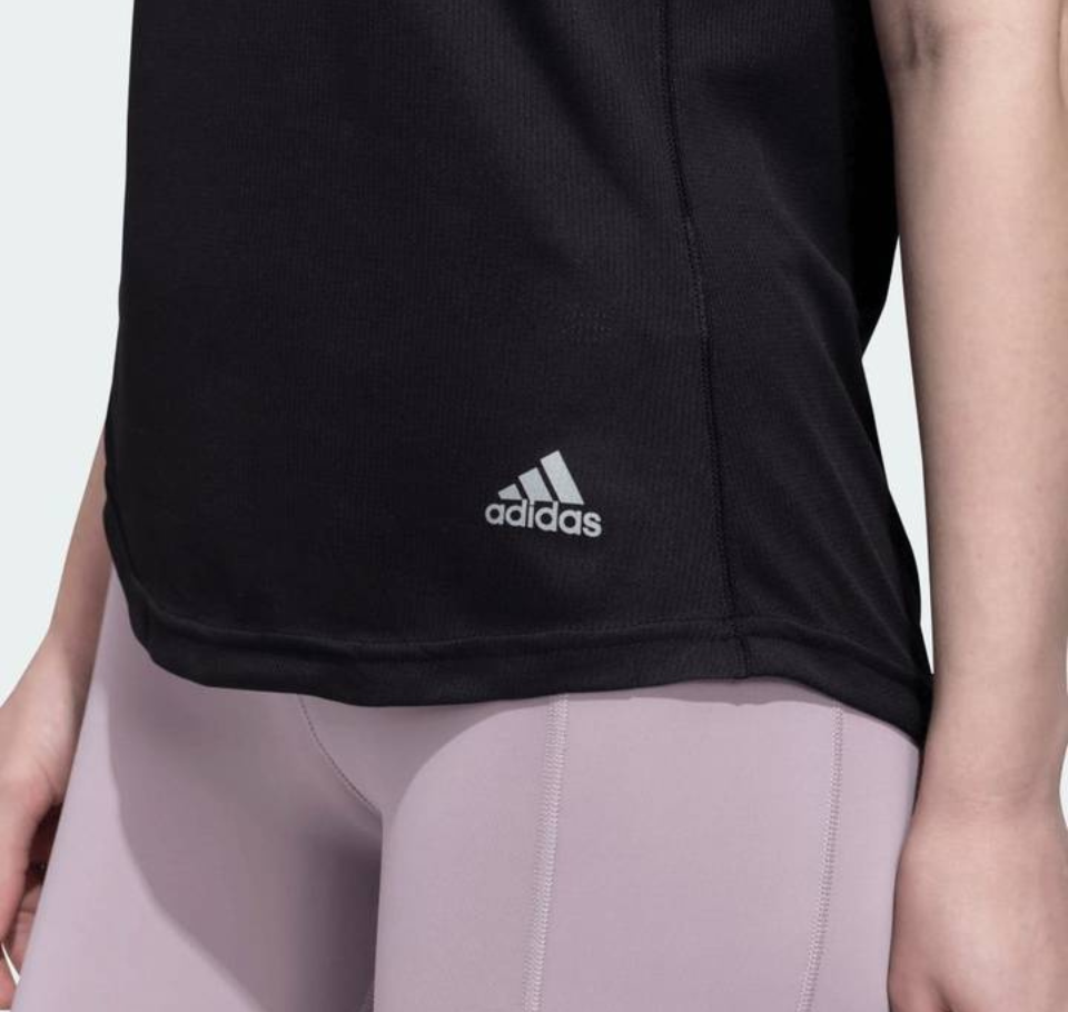 adidas Run It Women's Running T-Shirt (Black)