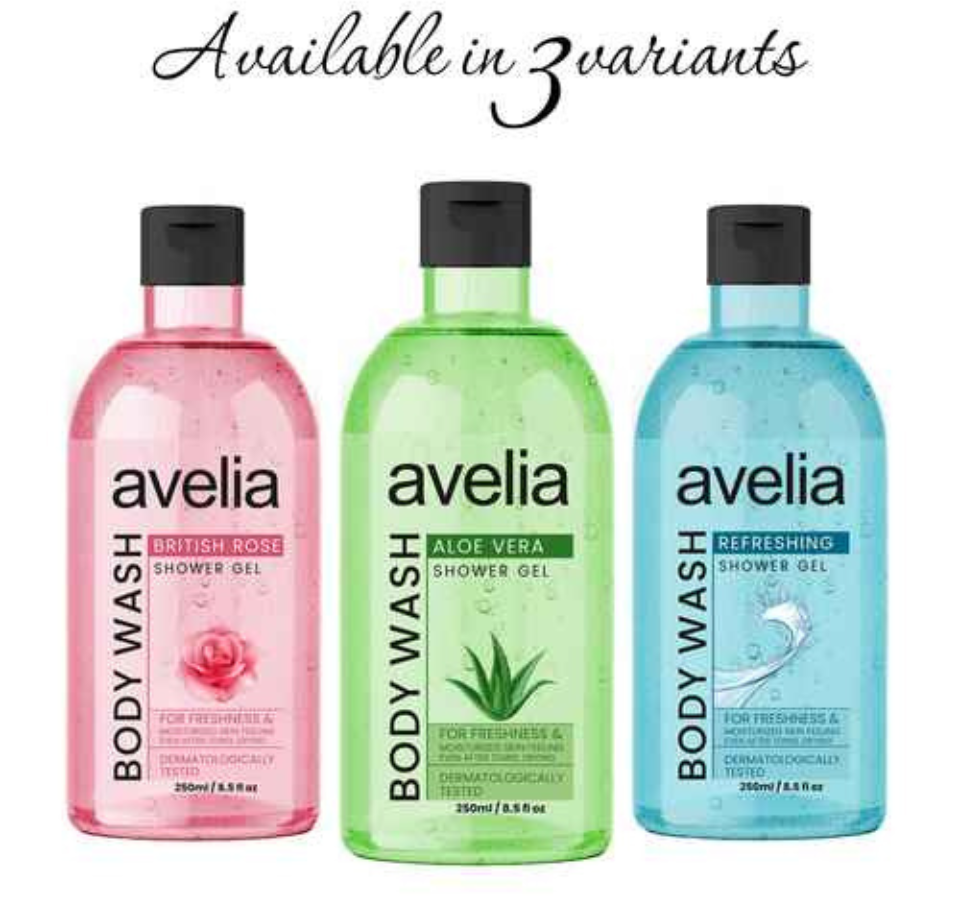 AVELIA ALOE VERA BODY WASH 250ML