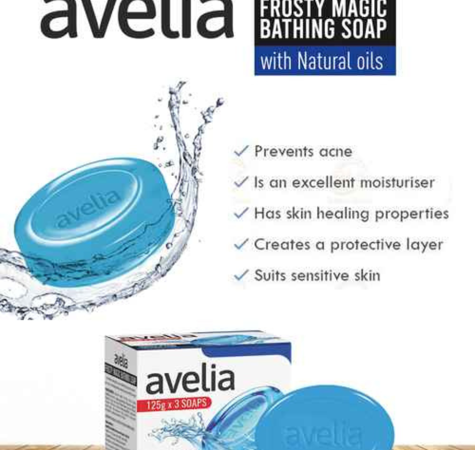 AVELIA FROSTY MAGIC 3X125GM SOAP