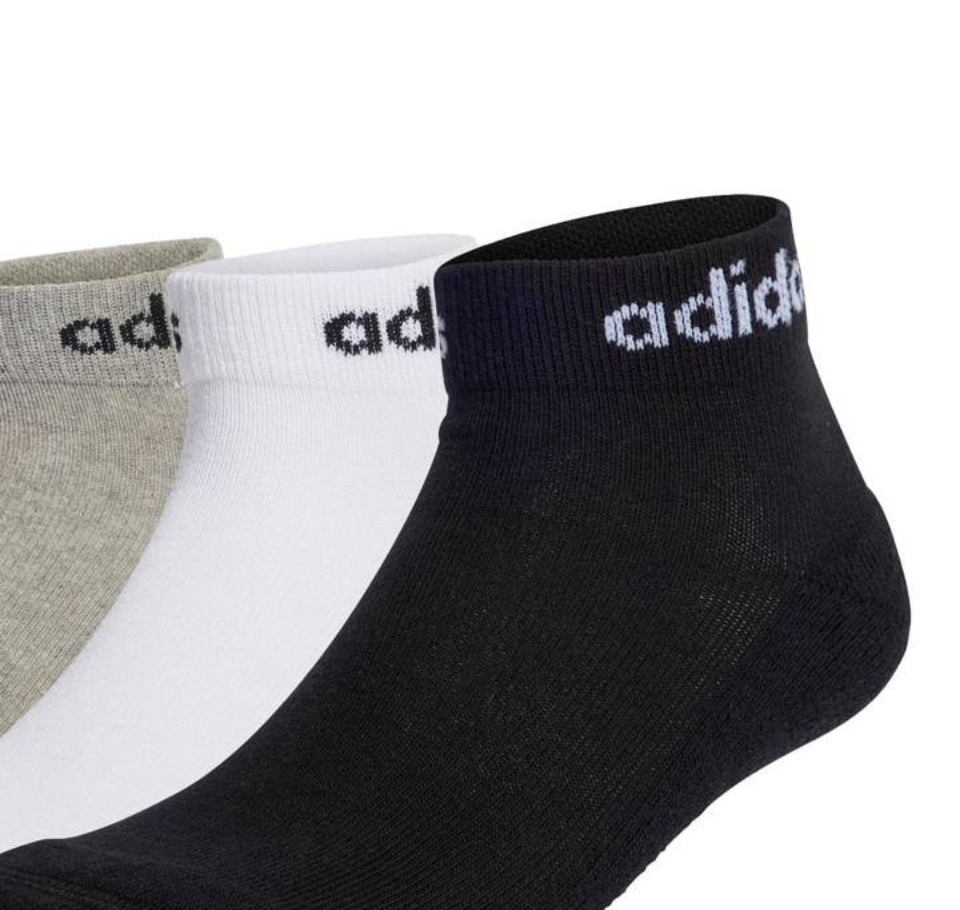 Adidas unisex ankle socks (M)