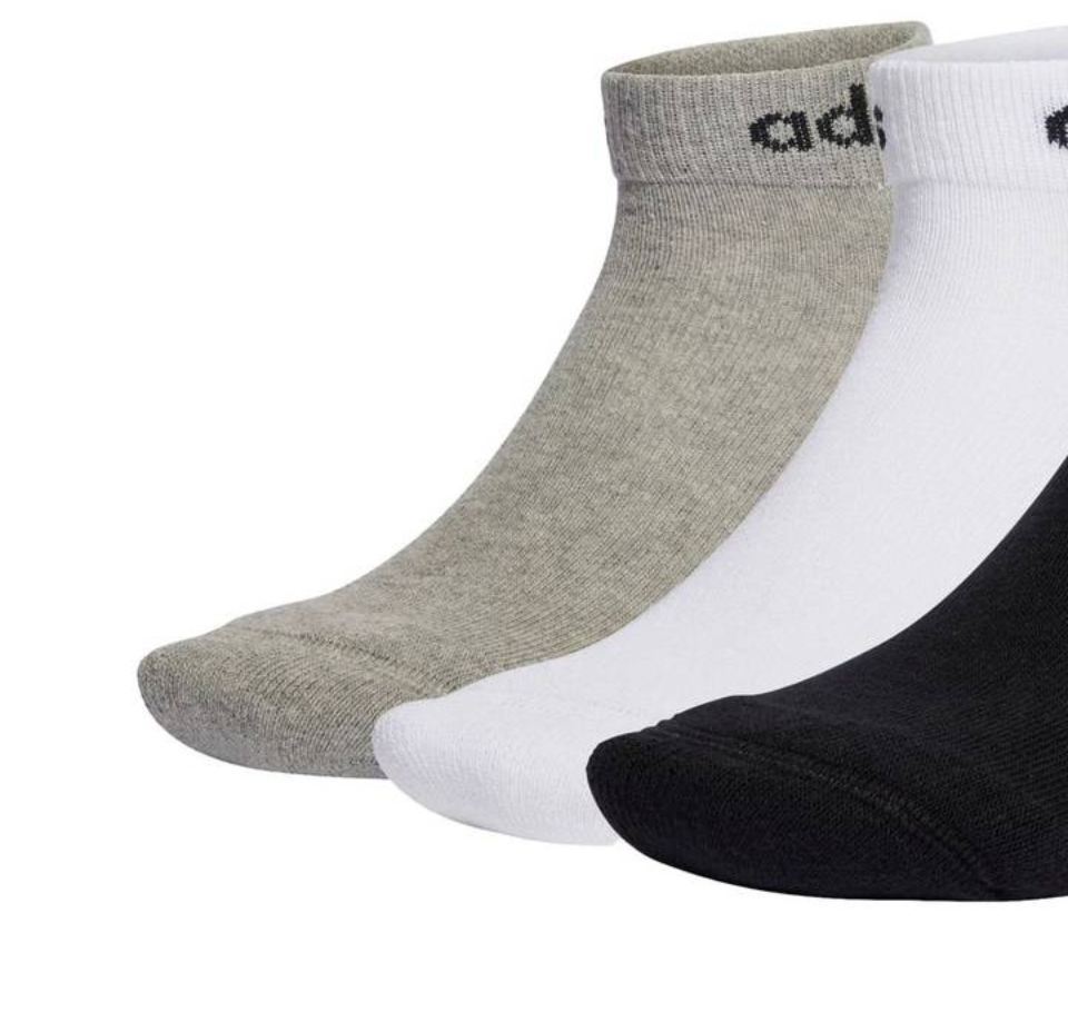 Adidas unisex ankle socks (M)