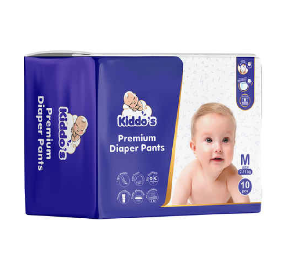 KIDDOS DIAPER PANTS 10 Pcs