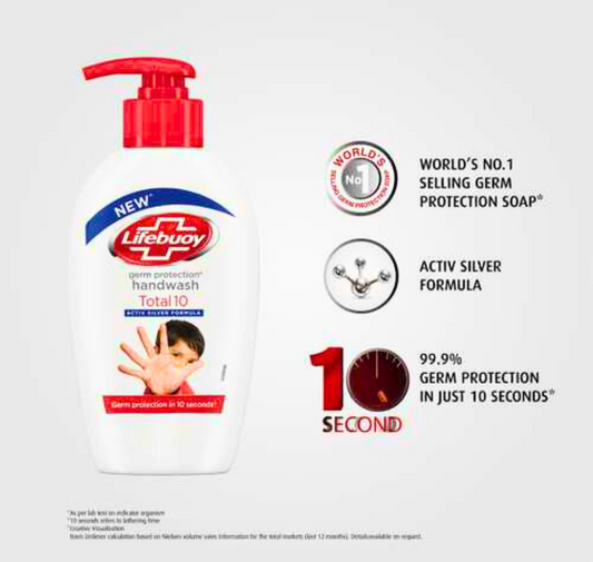 LIFEBUOY TOTAL 10 GERM PROTECTION HANDWASH