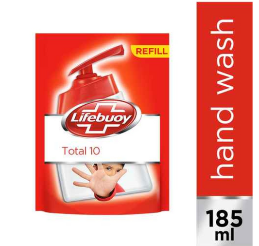 LIFEBUOY TOTAL 10 HANDWASH 185ml REFILL POUCH