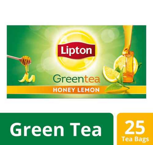 LIPTON GREEN TEA HONEY LEMON 25 TEA BAGS