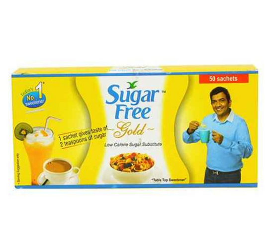 SUGAR FREE GOLD 50*1 GM POWDER