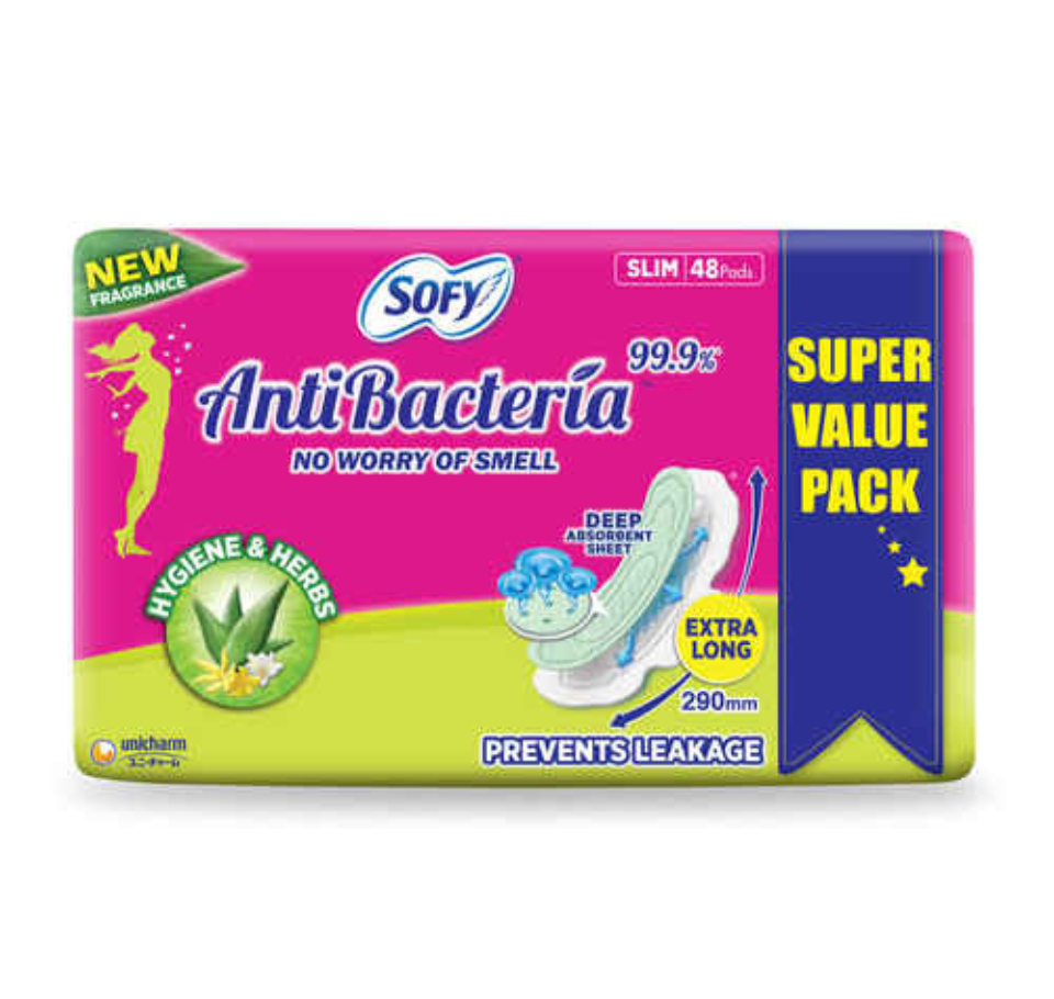 SOFY ANTIBACTERIA XL 48 PADS