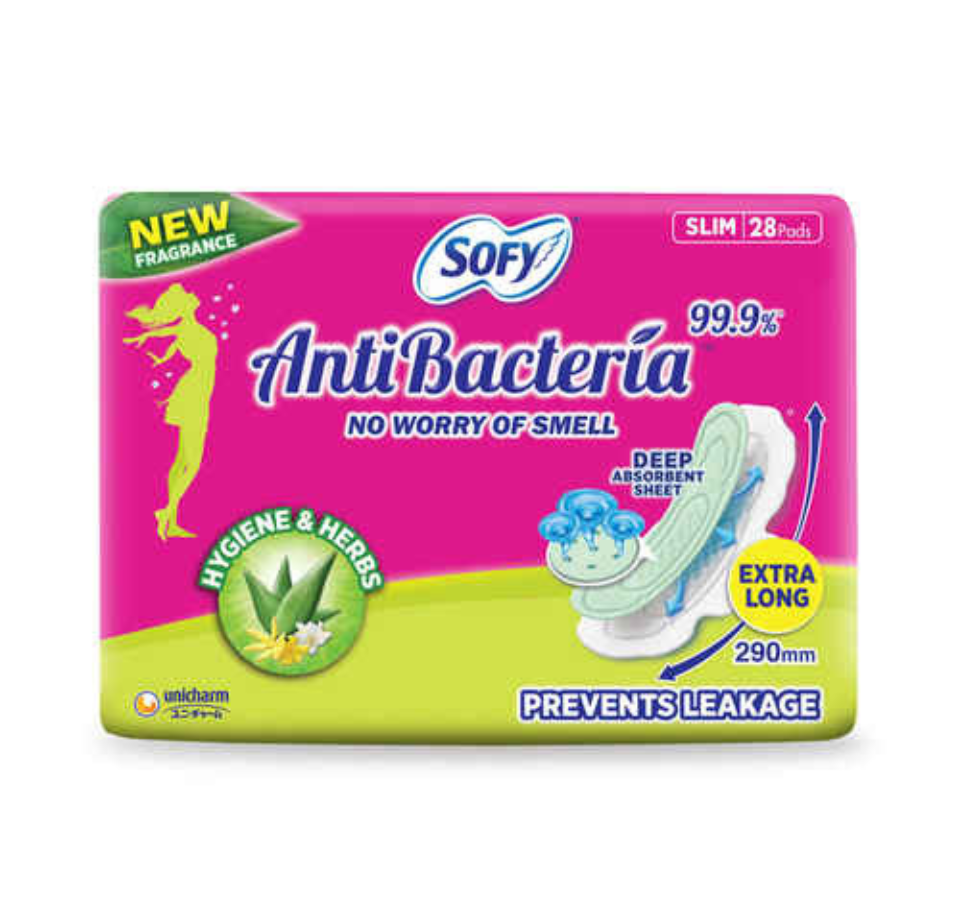 SOFY ANTI-BACTERIA XL 28 pads