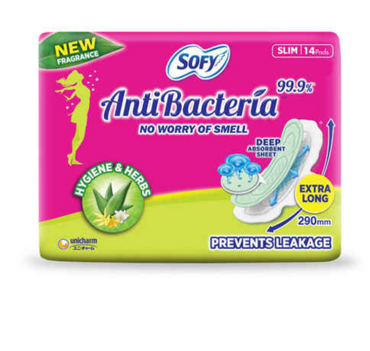 SOFY ANTI-BACTERIA XL 14 pads