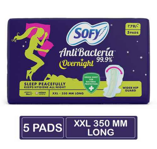 SOFY ANTI BACTERIA OVERNIGHT XXL 5 pads