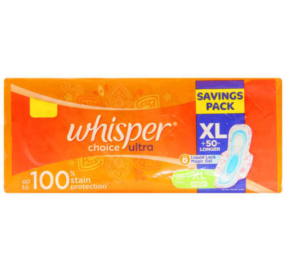 WHISPER CHOICE ULTRA WINGS XL 20PADS
