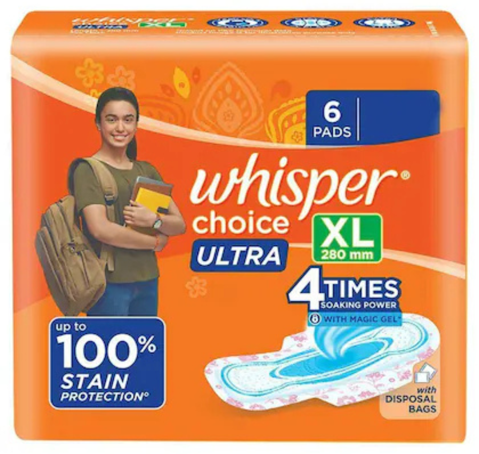 WHISPER ULTRA XL 6 PADS
