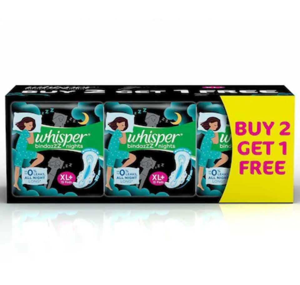 WHISPER ULTRA CLEAN XL + WINGS 45 pads ( 15 pads BUY 2 GET 1 )