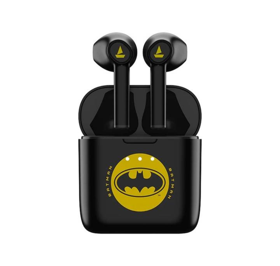boAt 131 Batman DC Edition TWS Earbuds (Knight Black)
