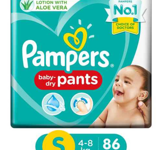 PAMPERS PANTS S pack of 86