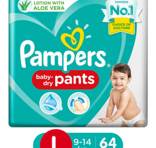 PAMPERS PANTS L 64 pants