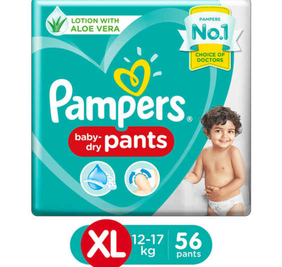 PAMPERS PANTS XL 56 pants