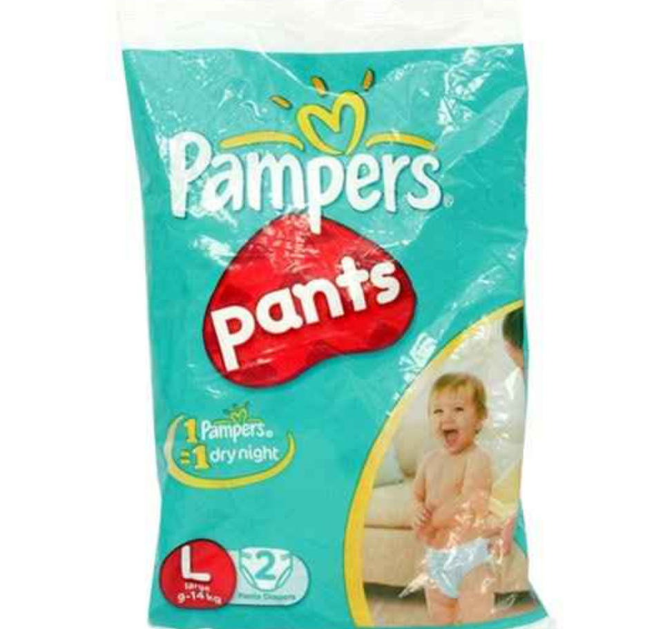 PAMPERS EASY PANTS LARGE (pack of 2)