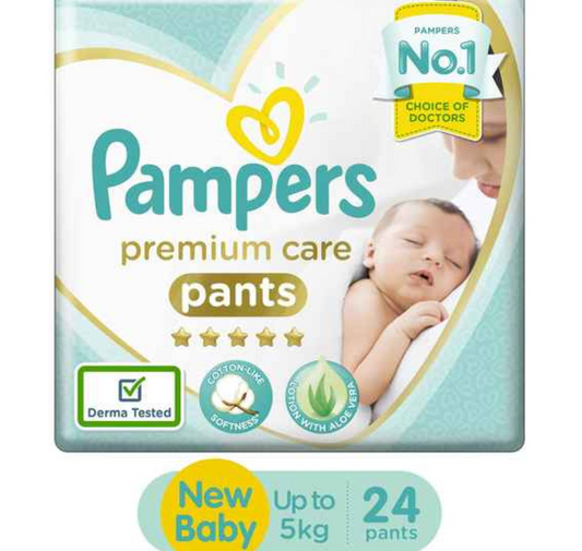 PAMPERS PREMIUM CARE PANTS NB pack of 24