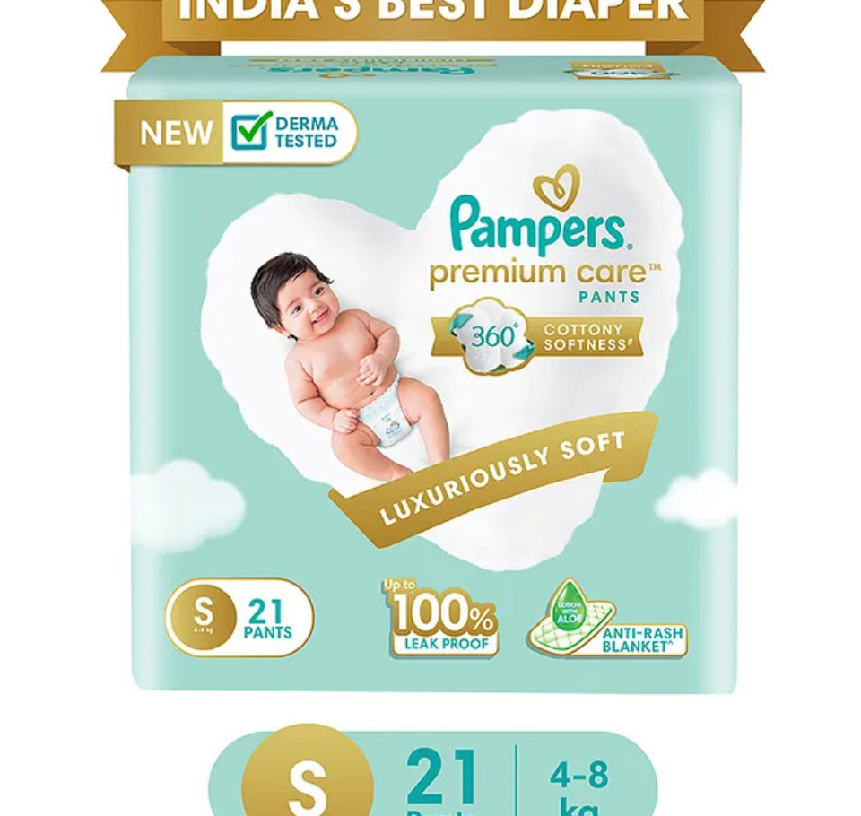 PAMPERS PREMIUM CARE PANTS S pack of 21