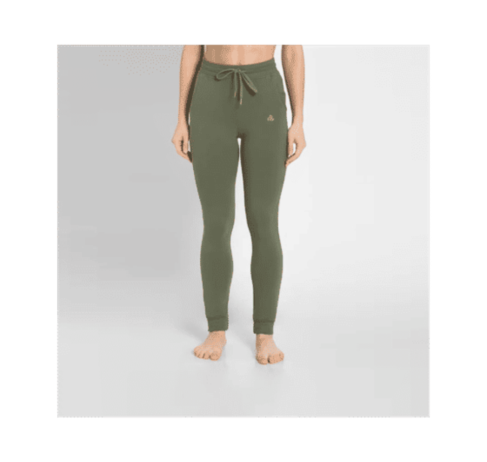 Jockey women's french Terry slim fit joggers with zipper pockets - Beetle M