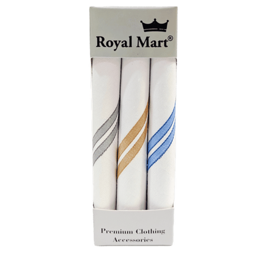 Royal mart cotton big white handkerchief