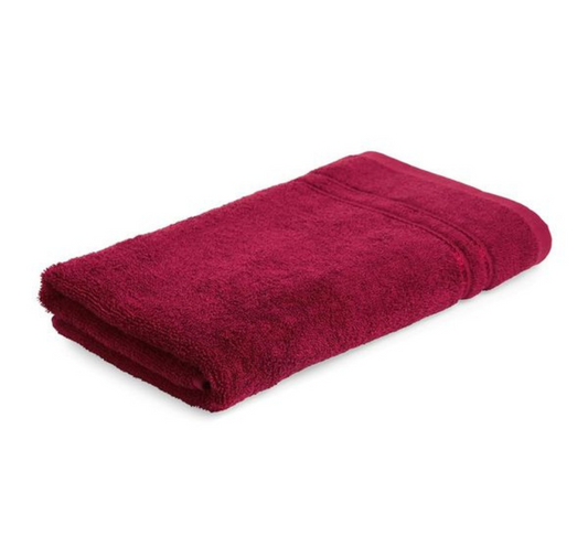 Welspun solid anemone cotton bath towel for men & women