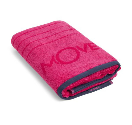 Jockey men's cotton rich Terry solid bath towel