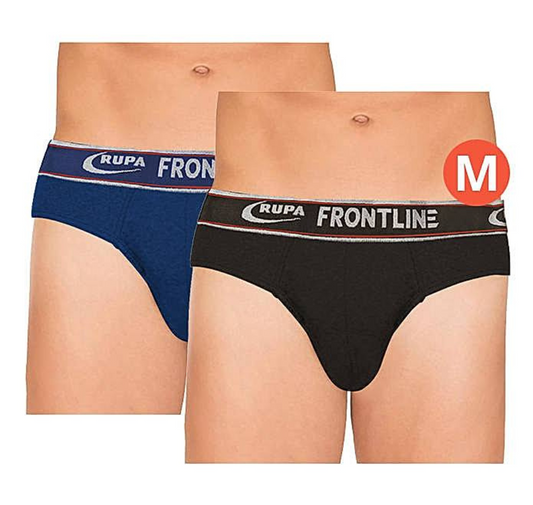 Rupa Frontline Expando Men's Brief - 85 cm (M): 2 Pieces