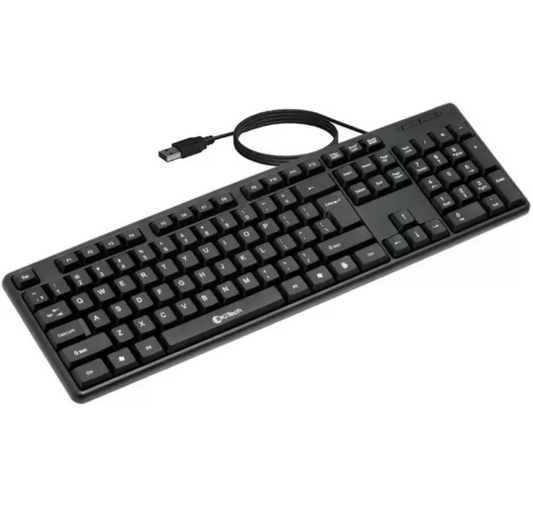 KITECH KB-011 Wired USB Desktop Keyboard (BLACK)