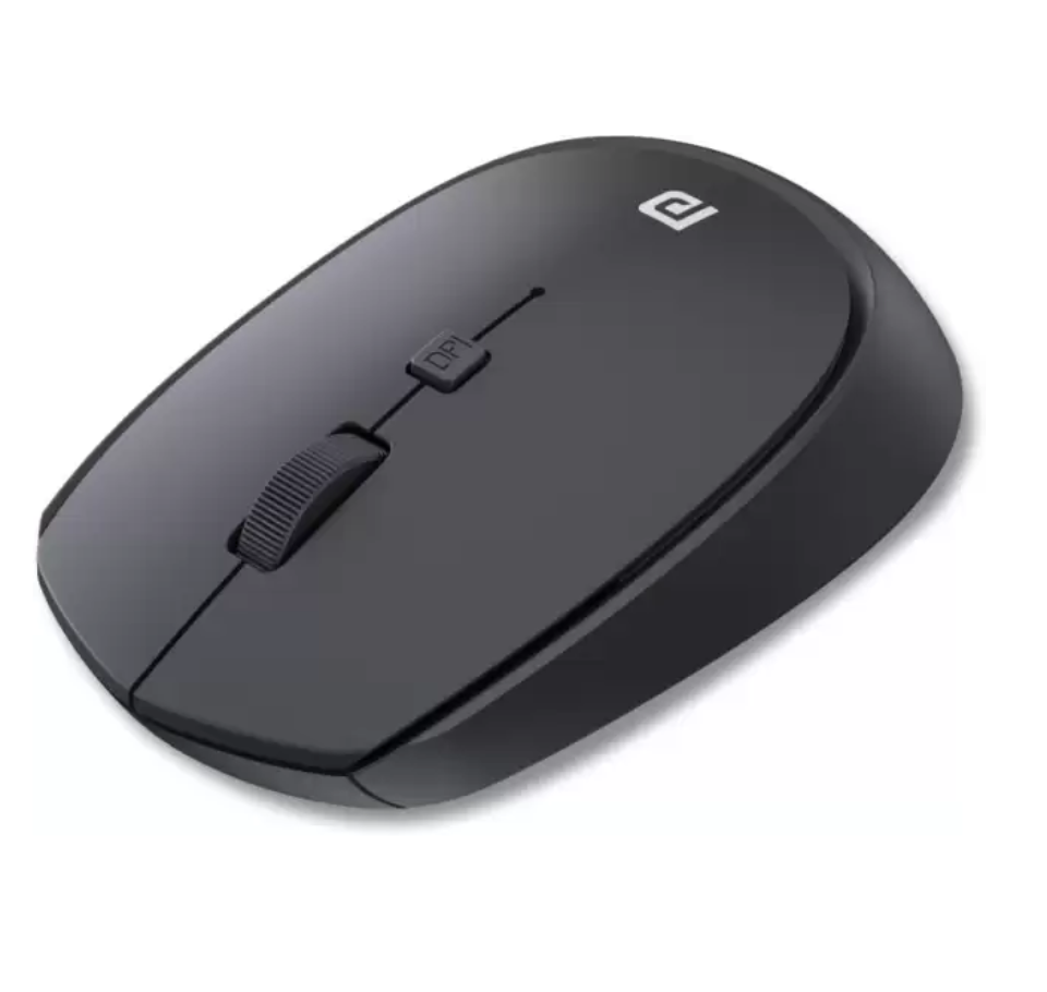 Portronics Toad 23 Adjustable DPI 2.4GHz Wireless Optical Mouse (2.4GHz Wireless, Black)