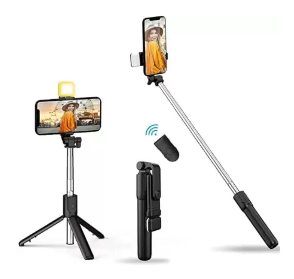 ODDBOOK Bluetooth Selfie Stick (Black)