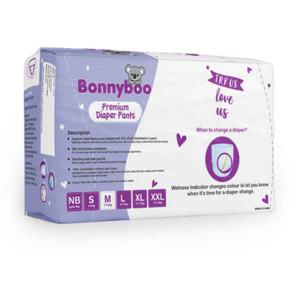 BONNYBOO BABY DIAPER PANTS 30 Pcs