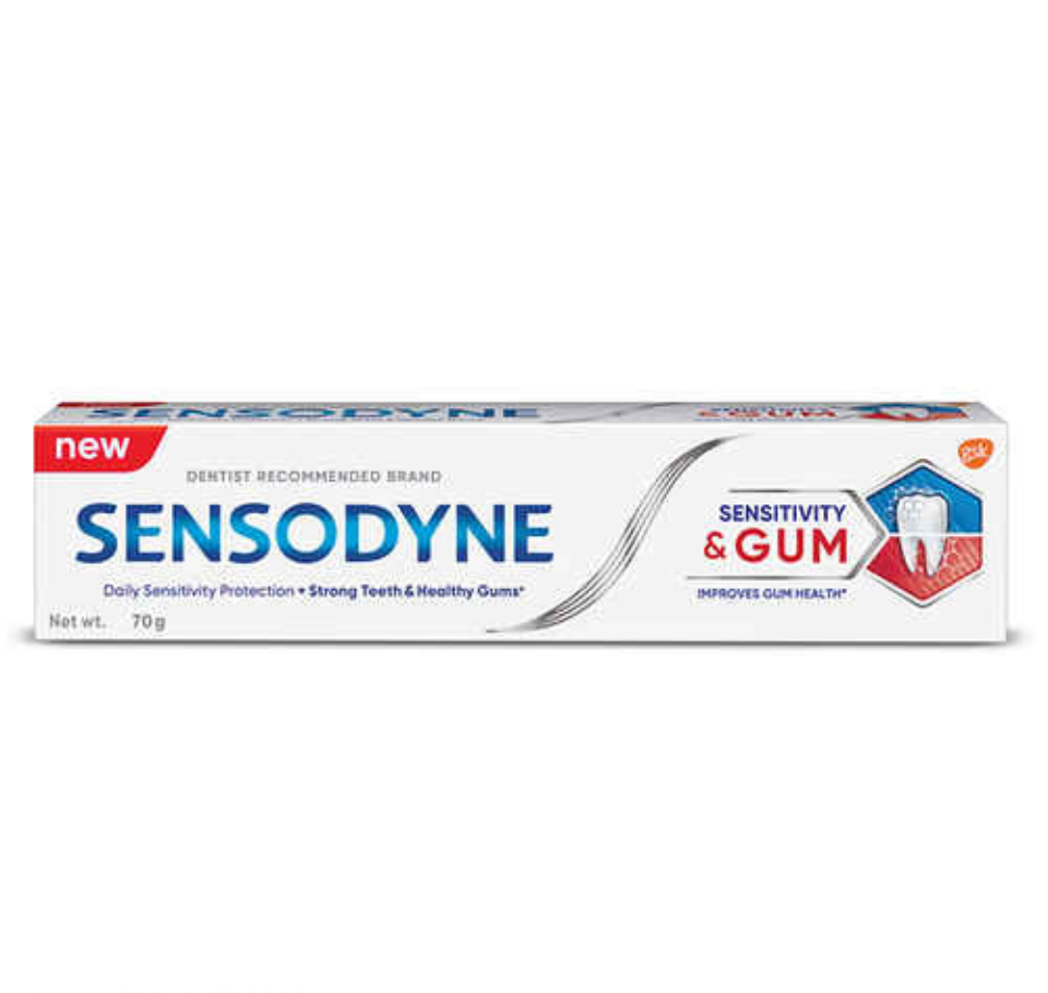 SENSODYNE SENSITIVITY & GUM 70GM TOOTH PASTE