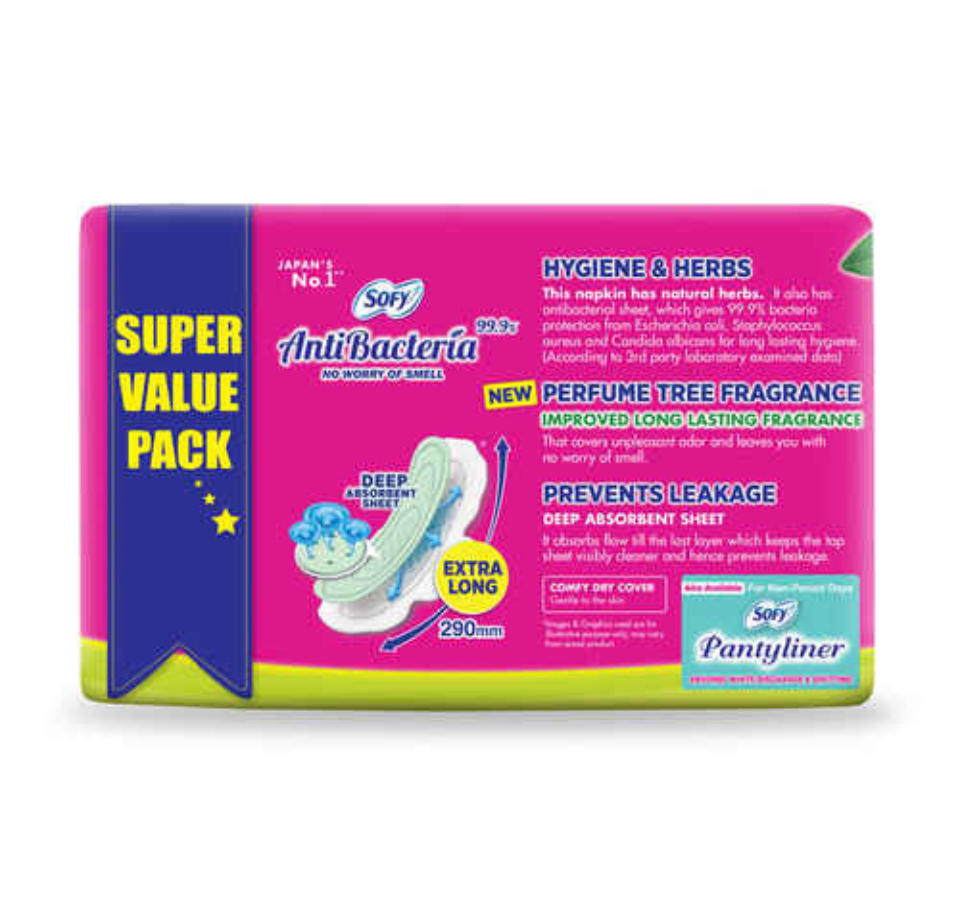 SOFY ANTIBACTERIA XL 48 PADS