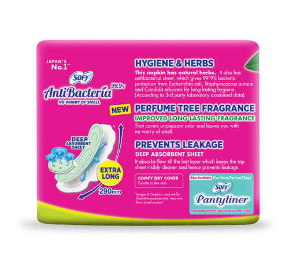 SOFY ANTI-BACTERIA XL 14 pads