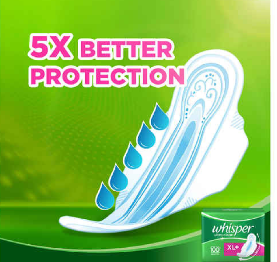 WHISPER ULTRA CLEAN XL + WINGS (15 pads )