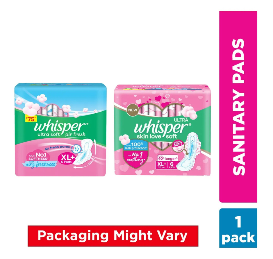 WHISPER ULTRA SKIN LOVE SOFT XL 6 pads