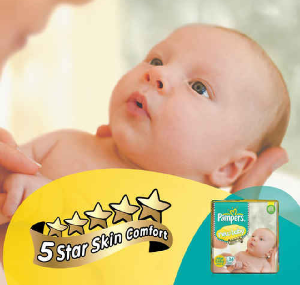 PAMPERS NEW BABY pack of 24 DIAPERS