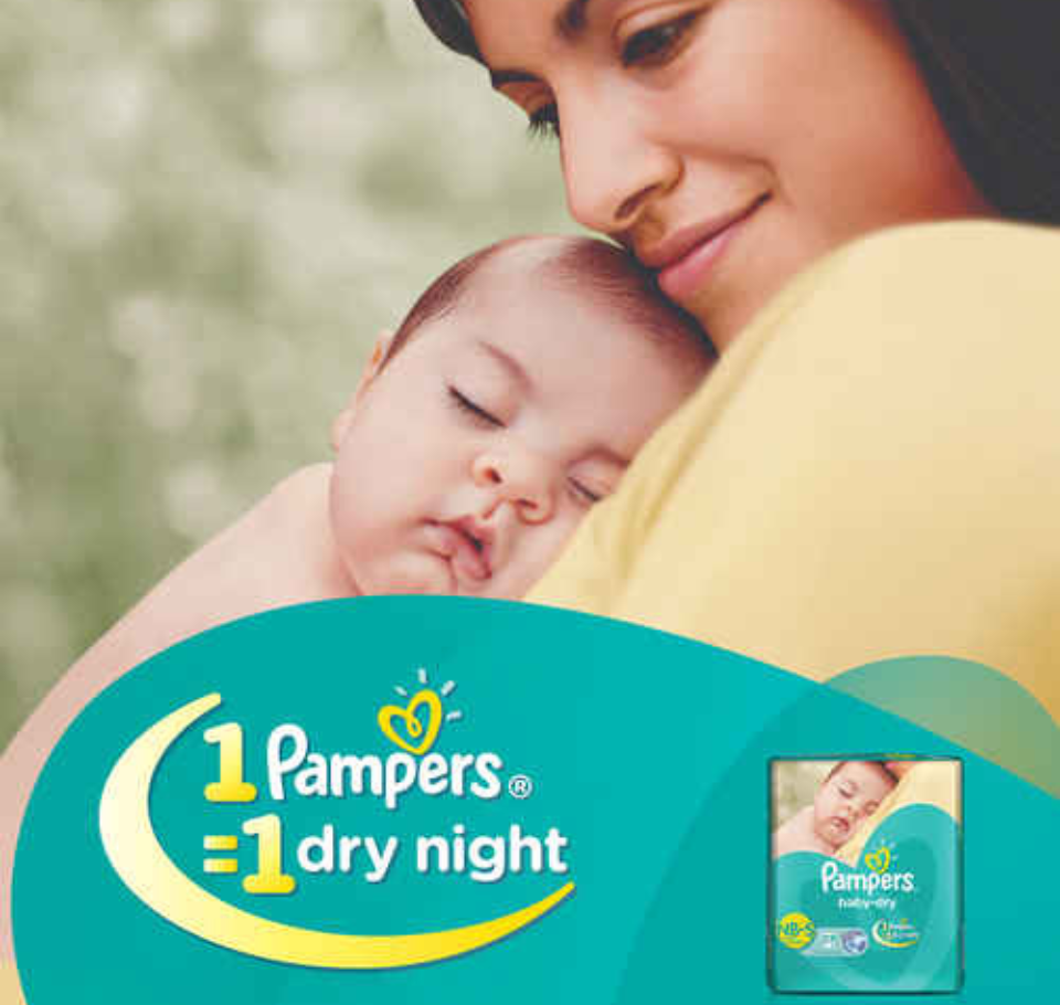 PAMPERS DIAPERS NB S pack of 22