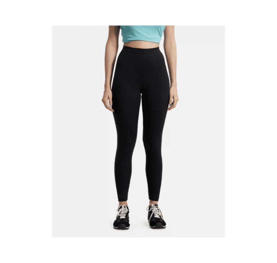 Jockey women's leggings with ultrasoft waistband - black M