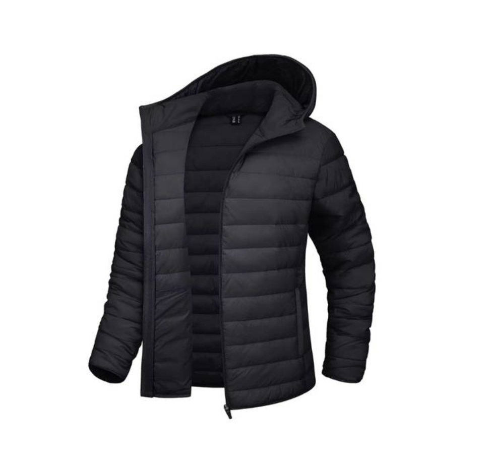 Boldfit Women Hodded Puffer Jacket (Black)