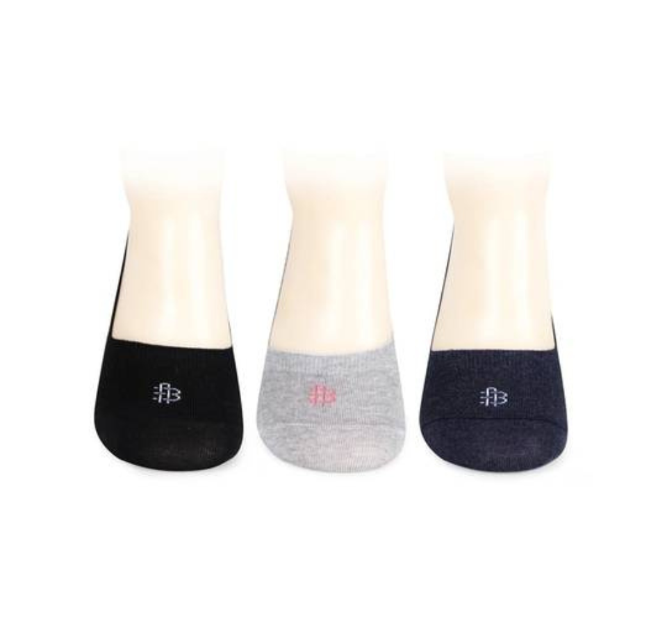 Bonjour women shoe liner socks (3 pairs )
