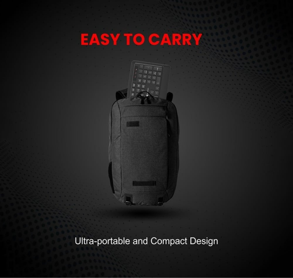 Portronics Key5 Wireless Keyboard & Mouse Combo (Black)
