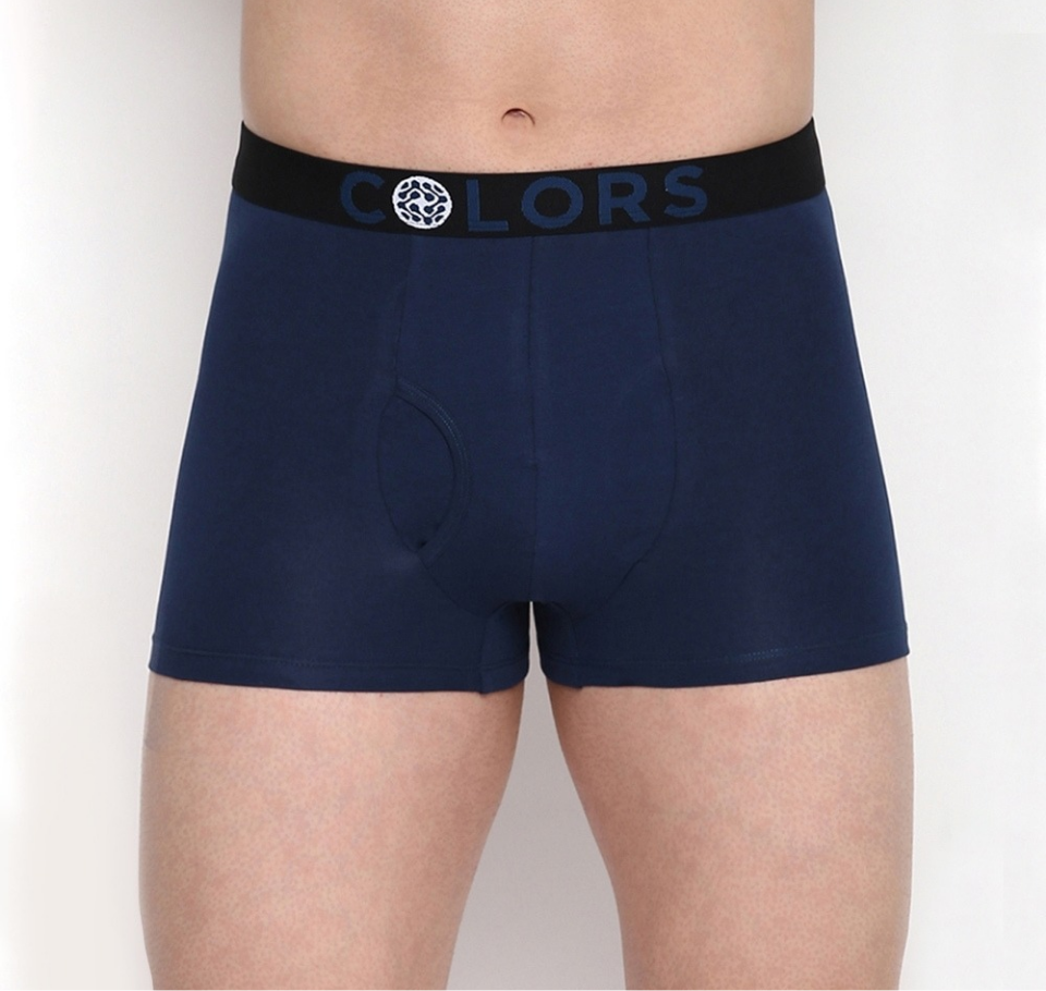 Rupa Frontline Colors Men's Trunk - 80 cm (S) - Blue & Wine: 2 Piece