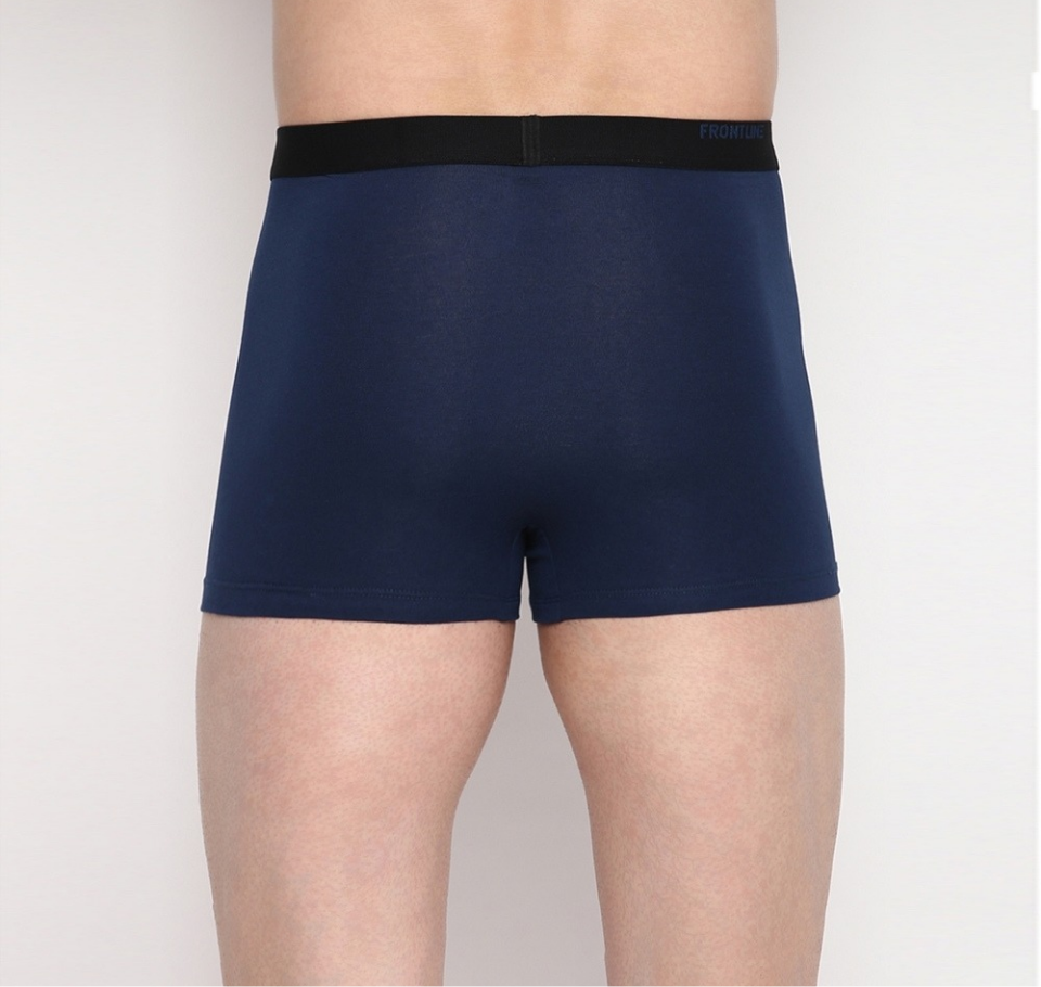 Rupa Frontline Colors Men's Trunk - 80 cm (S) - Blue & Wine: 2 Piece