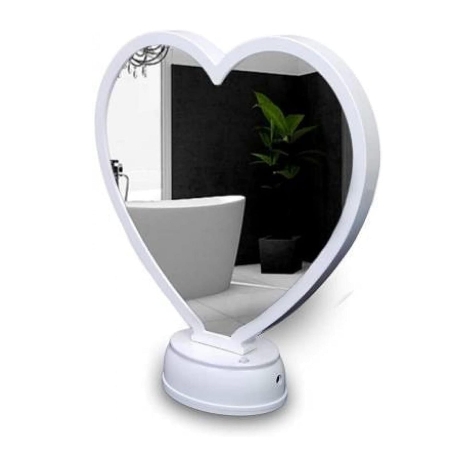 Magic photo mirror heart shape