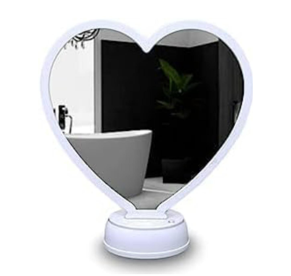 Magic photo mirror heart shape